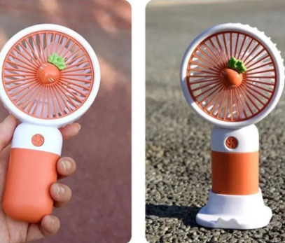 Arctic Breeze Portable Mini White Cooling Fan